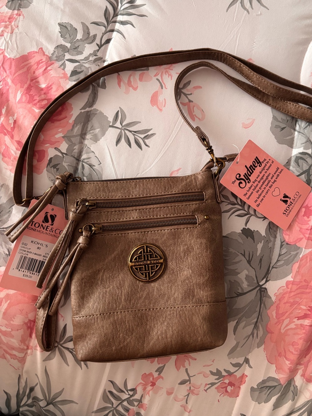 Stone & Co. Sidney Small Crossbody Bag in Sand color